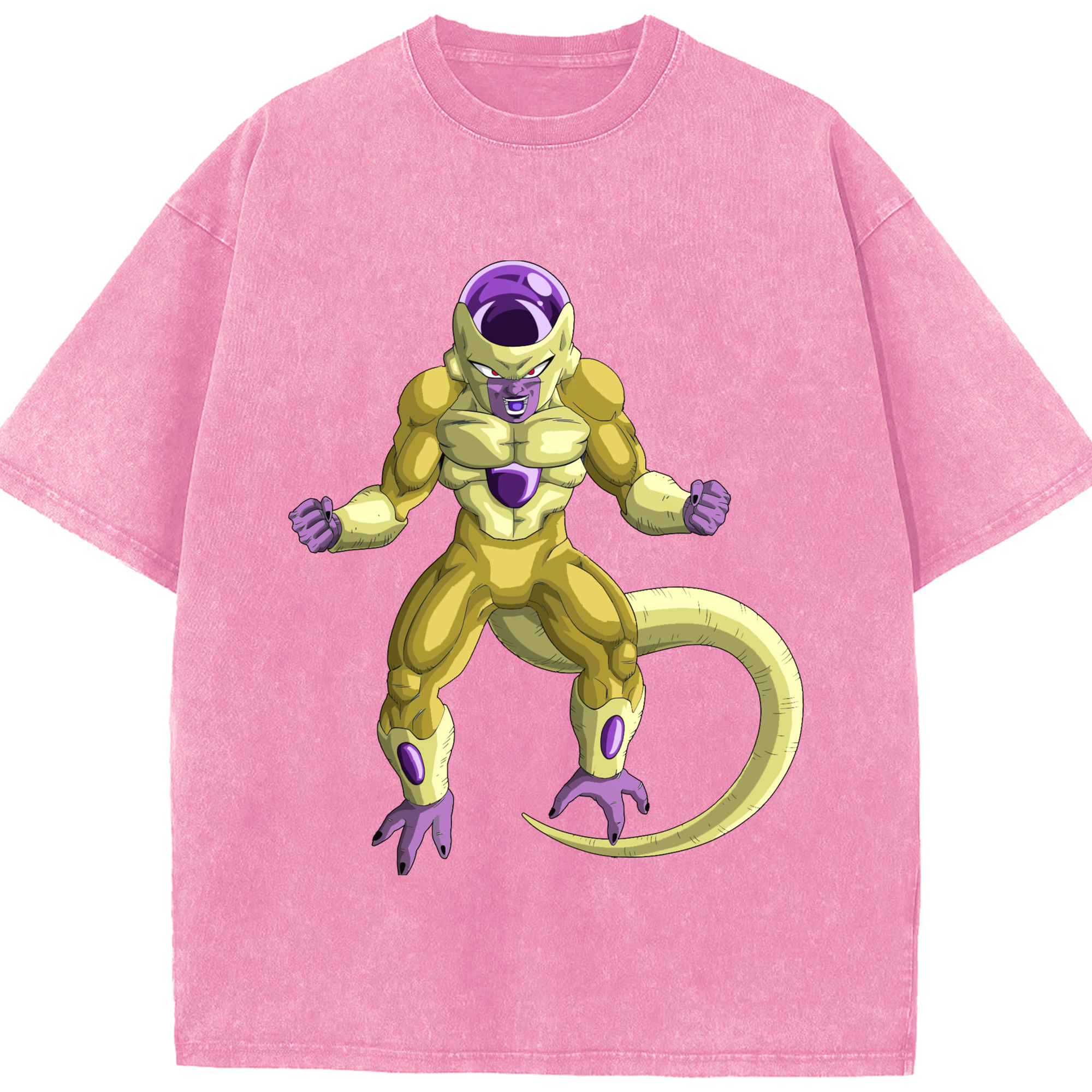 （画像用） ドラゴンボール フリーザ DRAGON BALL Frieza 綿100% ヴィンテージ風 半袖Tシャツ（フロントプリント）